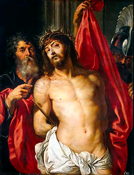 Питер Пауль Рубенс «Христос в терновом венце». До 1612 года. Дерево, масло. 125,7×96,5 см. Эрмитаж (Санкт-Петербург).