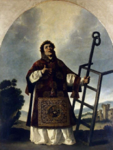 Fransisko de Surbaran. Svyatoj Lavrentij